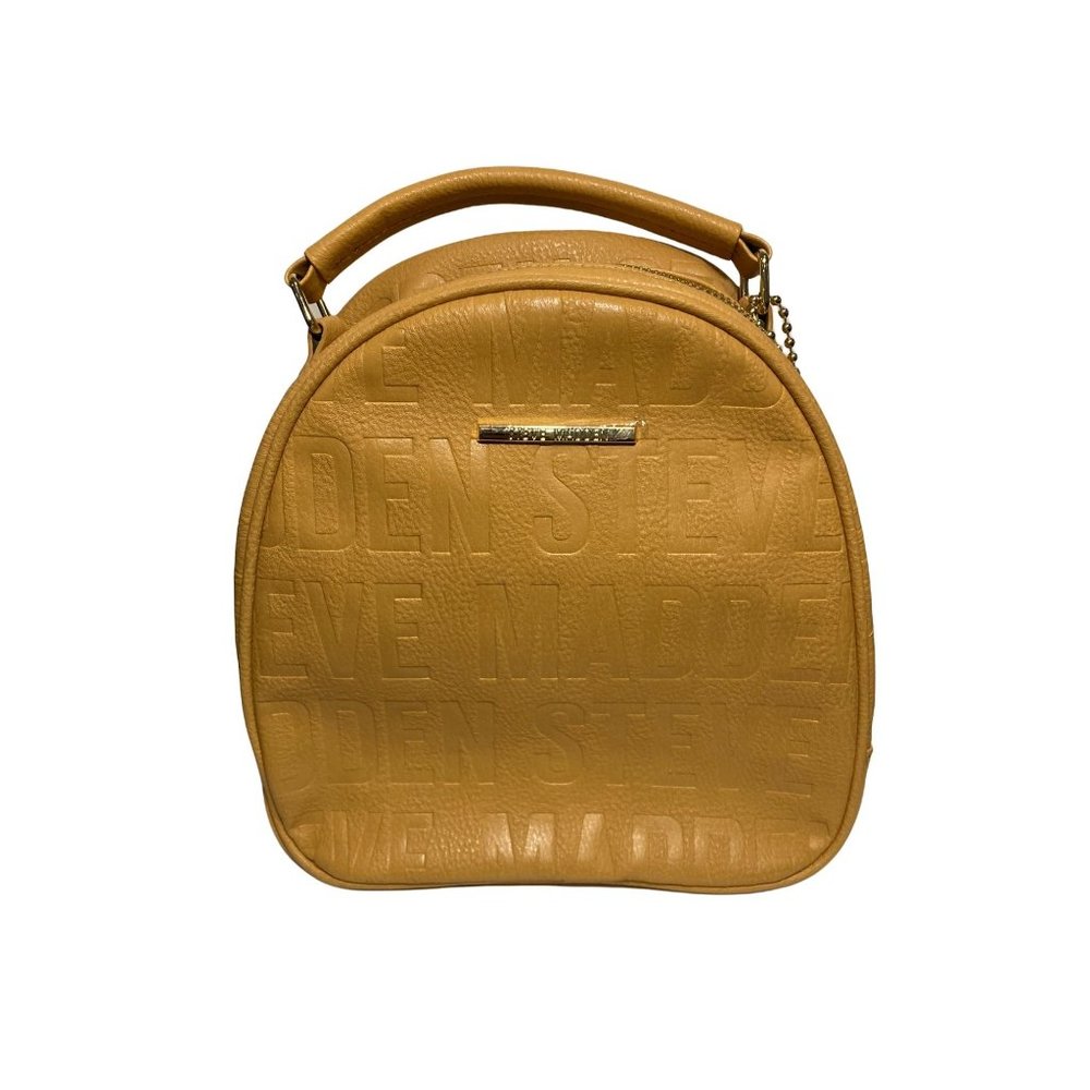 Steve Madden Logo Backpack purse 11x10 Medium size, Good Condition, Adjustable